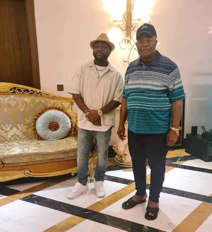 Davido's N250m Charity: Akpabio Hosts Music Star In Abuja